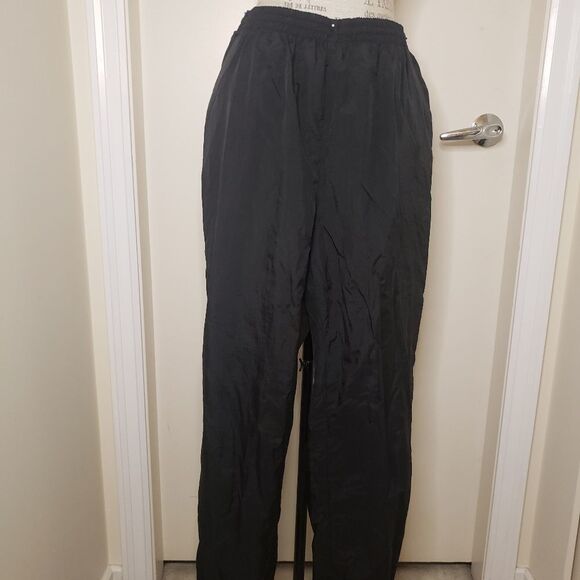 90s Black Track Pants - Picture 2 of 8